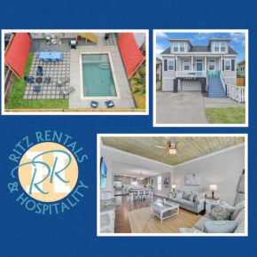 Island Time with Heated Pool Walk to Beach and Pleasure Pier